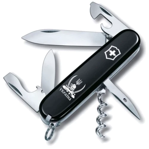 Victorinox Spartan Ukraine 91мм/12 функций /черный/Козак з саблями (1.3603.3_T1110u)
Victorinox Spartan Ukraine 91мм/12 функций /черный/Козак з саблями (1.3603.3_T1110u)