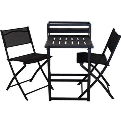 Комплект балконной мебели Jumi Kirbi с тумбой + 2 кресла (5900410281820)