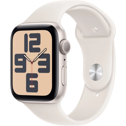 Apple Watch Se 2 2024 44mm Gps Starlight Aluminum Case with Starlight Sport Band - M/L (MXEV3)
Apple Watch Se 2 2024 44mm Gps Starlight Aluminum Case with Starlight Sport Band - M/L (MXEV3)