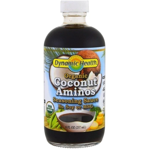Dynamic Health Laboratories Organic Coconut Aminos Кокосовый соус с аминокислотами 237 мл
Dynamic Health Laboratories Organic Coconut Aminos Кокосовый соус с аминокислотами 237 мл