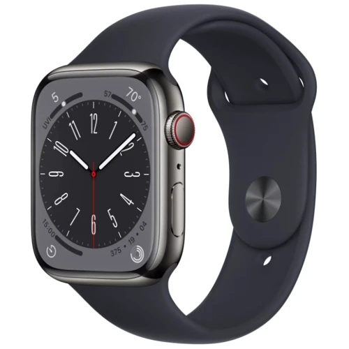 Apple Watch Series 8 45mm GPS+LTE Graphite Stainless Steel Case with Midnight Sport Band (MNKU3) 
Apple Watch Series 8 45mm GPS+LTE Graphite Stainless Steel Case with Midnight Sport Band (MNKU3)