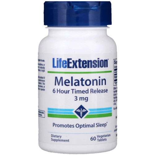 Life Extension Melatonin 6 Hour Timed Release 3 mg 60 Veggie Tabs Мелатонин 6-часовой
Life Extension Melatonin 6 Hour Timed Release 3 mg 60 Veggie Tabs Мелатонин 6-часовой