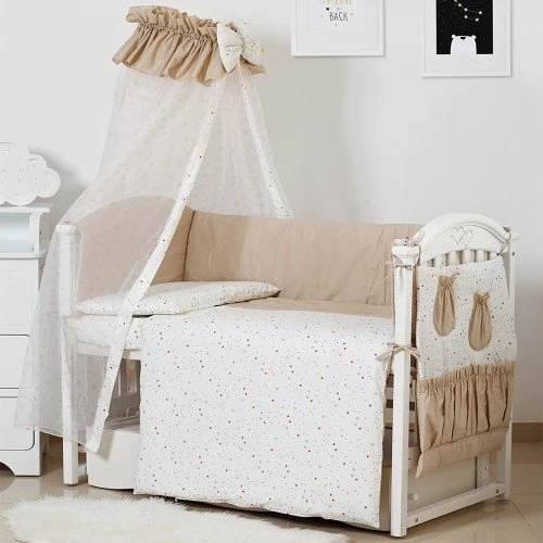 Постельный комплект 8 эл. Twins Standard New 4050-CN-038-02, Звездочка, бежевый
Постельный комплект 8 эл. Twins Standard New 4050-CN-038-02, Звездочка, бежевый