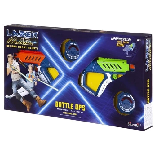 Игрушечное оружие Silverlit Lazer M.A.D. Двойной набор (2 бластера, 2 мишени) (LM-86845)
Игрушечное оружие Silverlit Lazer M.A.D. Двойной набор (2 бластера, 2 мишени) (LM-86845)