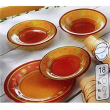 Столовий сервіз Сервіз Luminarc Pareo Corail G4436 (18 пр.): Кількість персон 6