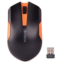 Мишка A4 Tech G3-200N (Black+Orange): інтерфейс підключення Wireless