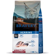 Сухий корм Bravery Herring Adult Cat Sterilized для стерилізованих котів з оселедцем 2 кг (0715 BR HERR STER _2KG): Тип Сухий корм