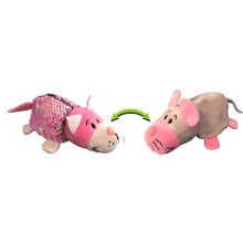 Мягкая игрушка с пайетками 2 в 1 - ZooPrяtki - кот-мышь (12 cm): Тип домашние питомцы
