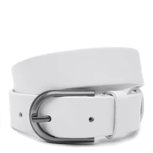 Жіночий ремінь Borsa Leather білий (V1FX33-white): Стать Женский