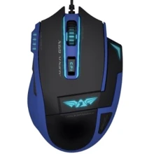 Мышь Armaggeddon Alien IV G9X C.Blue (A-G9X Blue): Интерфейс подключения проводная USB
