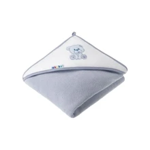 Полотенце с капюшоном Akuku Медвежонок 100x100 см серый (A1258): undefined undefined