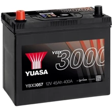 Автомобільний акумулятор Yuasa 6СТ-45 Аз SMF YBX3057: Ємність, Ач 45