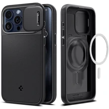 Чехол для iPhone Spigen Optik Armor MagFit Black (ACS06738) for iPhone 15 Pro: Цвет черный
