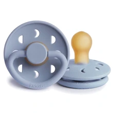 Пустышка Frigg Moon Phase Powder blue size 1 (0-6 m) голубой (000575): Возраст до 6 месяцев
