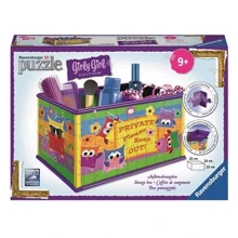 Пазл 3D Ravensburger "Girly Girl. Шкатулка Совы" 216 элементов (RSV-121052): Вид флора и фауна