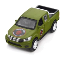 Автомодель TechnoDrive серии Шевроны Героев - Toyota Hilux - Красная калина (KM6119): Тип Готовая модель