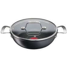 Tefal Unlimited 26 см з кришкою (G2557172): Тип сковороди Глибока