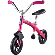 Беговел Micro серии G-Bike Chopper Deluxe - Розовый (до 20 kg с сидением, 2-х колесный): Производитель Micro