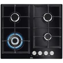 Варочная поверхность газовая AEG HKB64440NB: Расположение панели Фронтальное