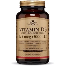 Solgar Vitamin D3 (Cholecalciferol) 5000 IU 240 Vegetable Capsules: Тип Витамин D