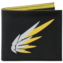 Портмоне Jinx Overwatch Mercy Bi-Fold Wallet Black чорне (JINX-8812)): Стать Унисекс