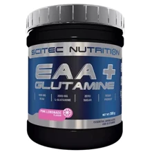 Амінокислота для спорту Scitec Nutrition EAA+Glutamine 300 g / 33 servings / pink lemonade: Смак Розовый лимонад