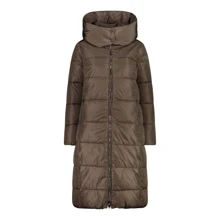 Куртка CMP Woman Coat Zip Hood 31K2846-P865 44 (36) коричневая зимняя с капюшоном: Сезон Зима