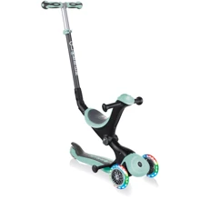 Самокат детский 5 в 1 Globber GO UP Deluxe Lights мятный (646-206): Количество колес 3