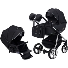 Коляска 2 в 1 Adamex Barcelona Polar (Chrome) BR617 (624637): Тип коляски универсальная коляска (2-в-1)