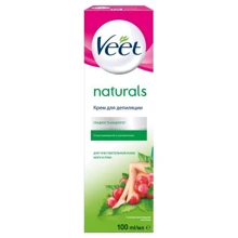Veet Naturals Sensitive Крем для депиляции с маслом виноградных косточек для чувствительной кожи 100 ml: Назначение Увлажнение