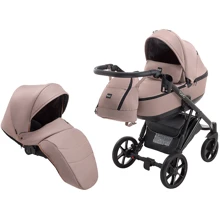 Коляска 2 в 1 Bair Tokyo Soft 3 темный капучино: Тип коляски Универсальная коляска (2-в-1)
