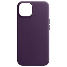 Чехол для iPhone ArmorStandart FAKE Leather Case Dark Cherry (ARM64392) for iPhone 14: Цвет фиолетовый