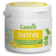 Витаминно-минеральный комплекс Canvit Biotin for cats для кожи, шерсти и когтей кошек 100 г (can50741): Вид Таблетки