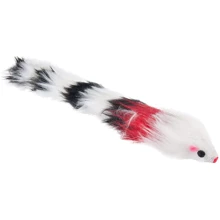 Іграшка для котів Flamingo Mouse Multicolor миша з довгим хутряним хвостом 30х5.5х2.5 см: Виробник Flamingo