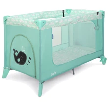Манеж El Camino SAFE ME 1016 (cloud pale green): Тип кроватка-манеж