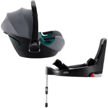 Автокресло BRITAX-ROMER BABY-SAFE iSENSE Frost Grey с платформой FLEX BASE iSENSE: Группа 0+ (до 13 кг), автокресло-переноска