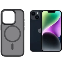 Чехол для iPhone Monblan Crystal Case Magnetic Black for iPhone 14: Цвет черный