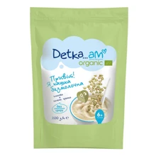 Каша безмолочная органическая Detka Am Organic Злаковая с зеленой гречкой 200 г: Тип Каши безмолочные