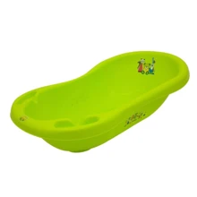 Ванночка Maltex Bear & Friends 100 cm со сливом и антискользящим ковриком зеленая 5382_50: Производитель Maltex