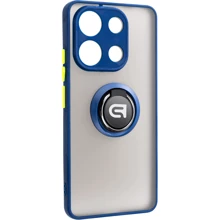 Чехол для телефонов ArmorStandart Frosted Matte Ring Navy Blue for Xiaomi Redmi Note 13 4G (ARM75443): Совместимость Xiaomi Redmi Note 13 4G