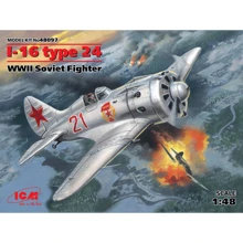 Модель ICM Советский истребитель И-16 тип 24 (ICM48097): Производитель ICM
