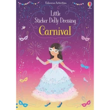 Little Sticker Dolly Dressing Carnival / Книга з наклейками Карнавал ляльок: Виробник Usborne