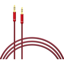 Кабель Intaleo Audio Cable AUX 3.5mm Jack 1m Red (CBGNYA1): Тип Mini-jack 3.5mm M - Mini-jack 3.5mm M