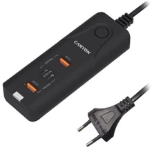 Зарядний пристрій Canyon Wall Charger 2xUSB+2xUSB-C H-10 40W Black (CNE-CHA10B): Особливості Power Delivery (PD), Быстрая зарядка