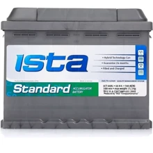 ISTA Standard 6СТ-60 A1 Eвро: Ёмкость, Ач 60