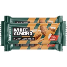 Углеводно-протеиновый батончик BiotechUSA Protein Dessert Bar 50 g bar / 1 serving / White Almond: Пол Унисекс