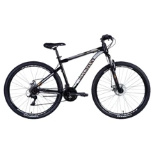 Велосипед Discovery 29" TREK 2024 чорно-помаранчевий (OPS-DIS-29-160): Матеріал рами Сталь