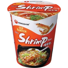 Лапша быстрого приготовления Nongshim Рамен с креветками, стакан 67 г (31146017119): Технология Сублимация + Сушка