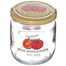 Ємність для зберігання HEREVIN Decorated Jar-Tomato 0.425л (332357-051): Тип Банка c крышкой