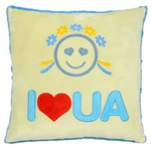Подушка декоративная Tigres I love UA 33х33 см (ПД-0441): Производитель Tigres
